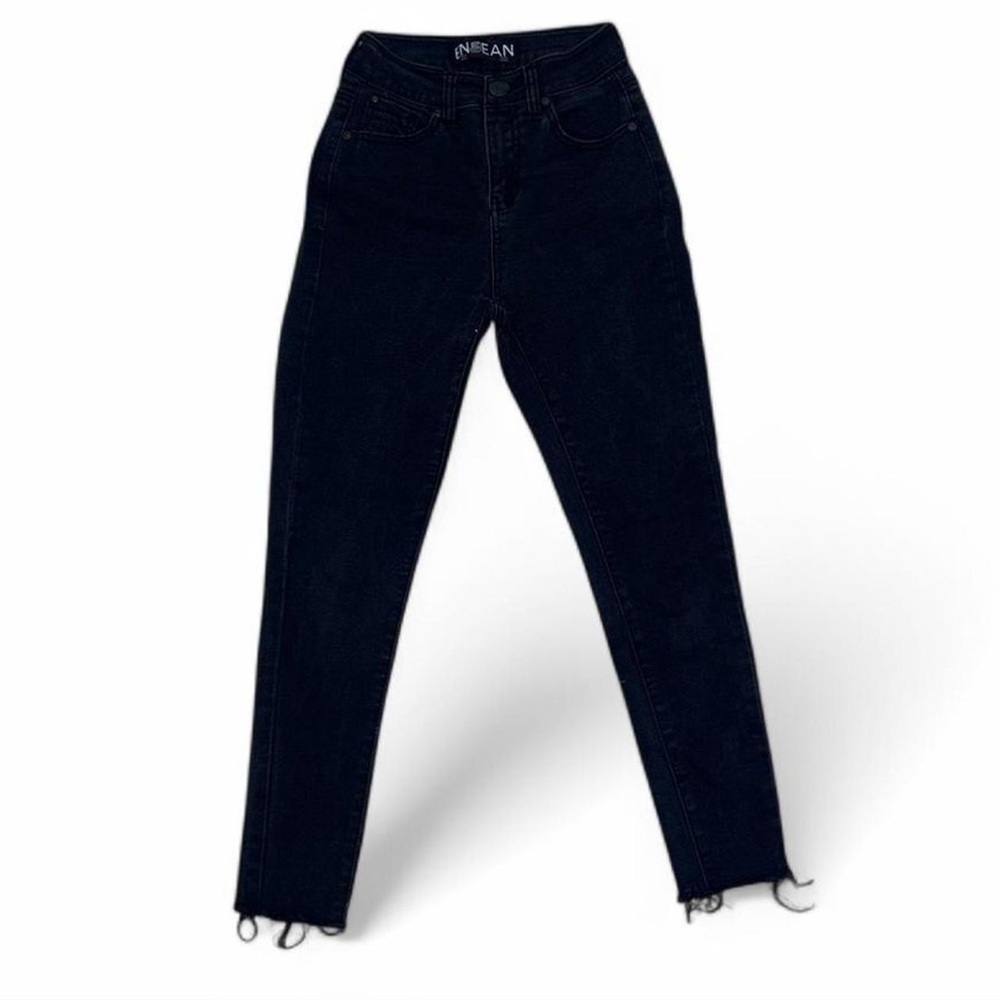 Women's Black Jeans Black Enjean Black Denim Size 00
